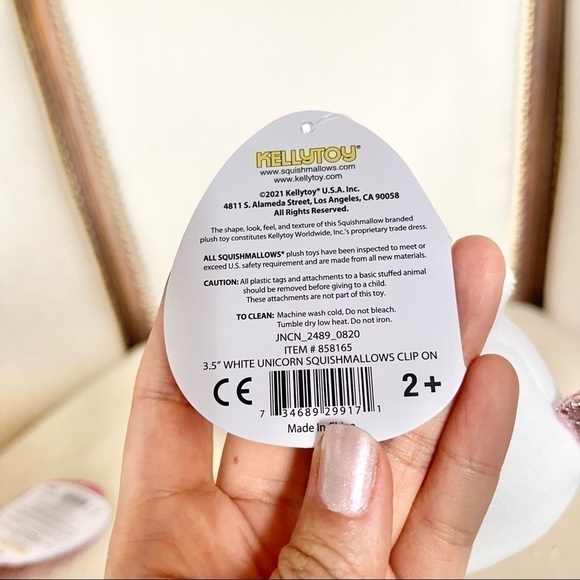 NWT Squishmallow Raquel the Unicorn 3.5” clip on - Picture 4 of 4